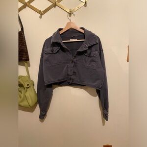 Free People Cropped Sweatshirt